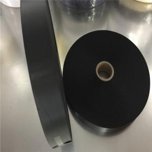 single face thin polyester satin  black yarn dye
